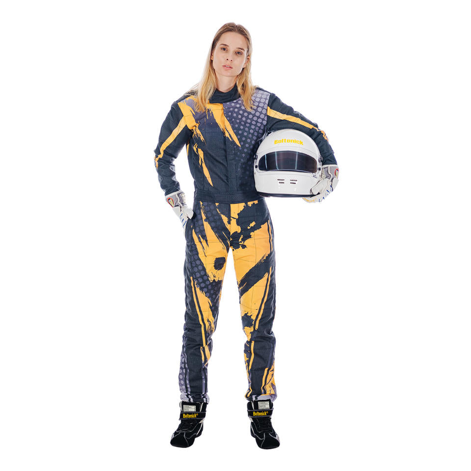 FIA Approved Nomex 3-Layer Custom FR/Fire Resistant Sublimation Printed Unisex Adults Motorcycle Auto Racing