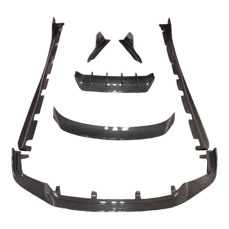 Carbon Fiber Front Lip Bodykit — Front & Rear Bumper Lips, Side Skirts, Fenders (2013–2019)