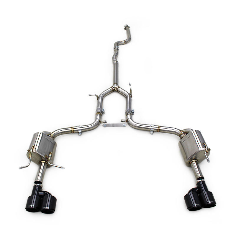 OBM Straight Pipes Catback Exhaust System — for 2007–2014