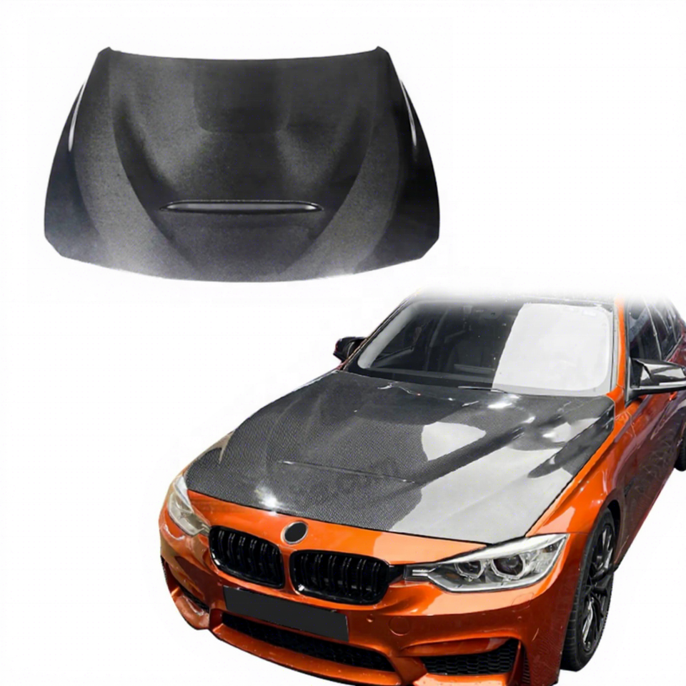Customized GTS Style Real Carbon Fiber Hood — for 3 Series (F30/F32/F33/F35/F36/F35)