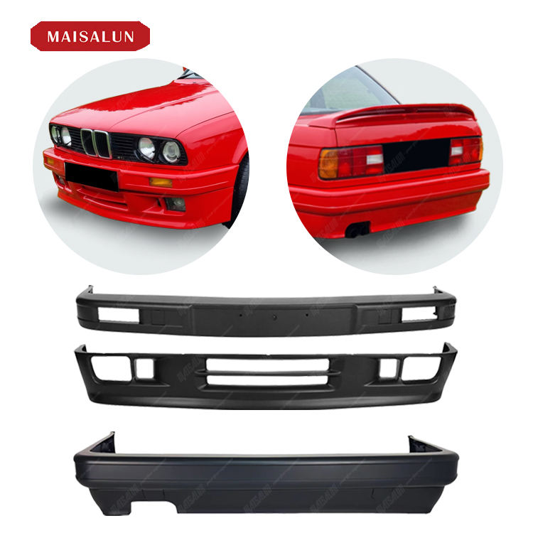 BMW E30 Front PP Material M-Tech Car Bumpers Body Kit