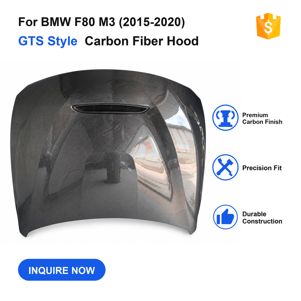 Carbon Fiber Engine Hood — for 2015–2020 (F80)