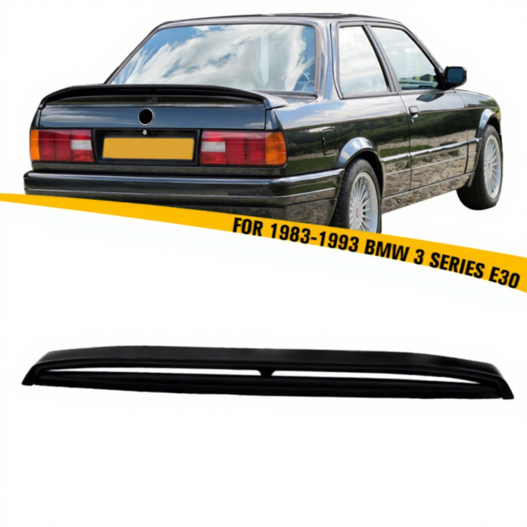 Hs Trunk Spoiler E30 Tail Wing Mtech 2 Style Rear Spoiler — for 1983–1993 3 Series (E30)