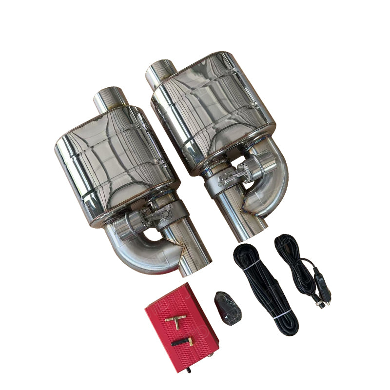 Jtld High Quality Hot Sell Performance Exhaust Muffler Vacuum Valve Muffler With 201ss 2.5inch 2.75 Inch 3 Inch