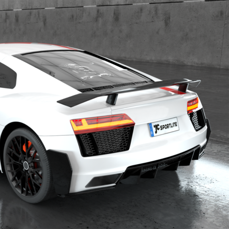 Carbon Fiber R8 Rear Spoiler Wing GT Style — for 2016–2019