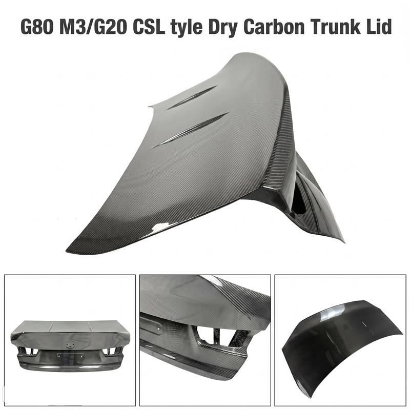 Dry Carbon Csl Style Carbon Fiber Rear Trunk Lid — for 2019–2023 (G80/G82)