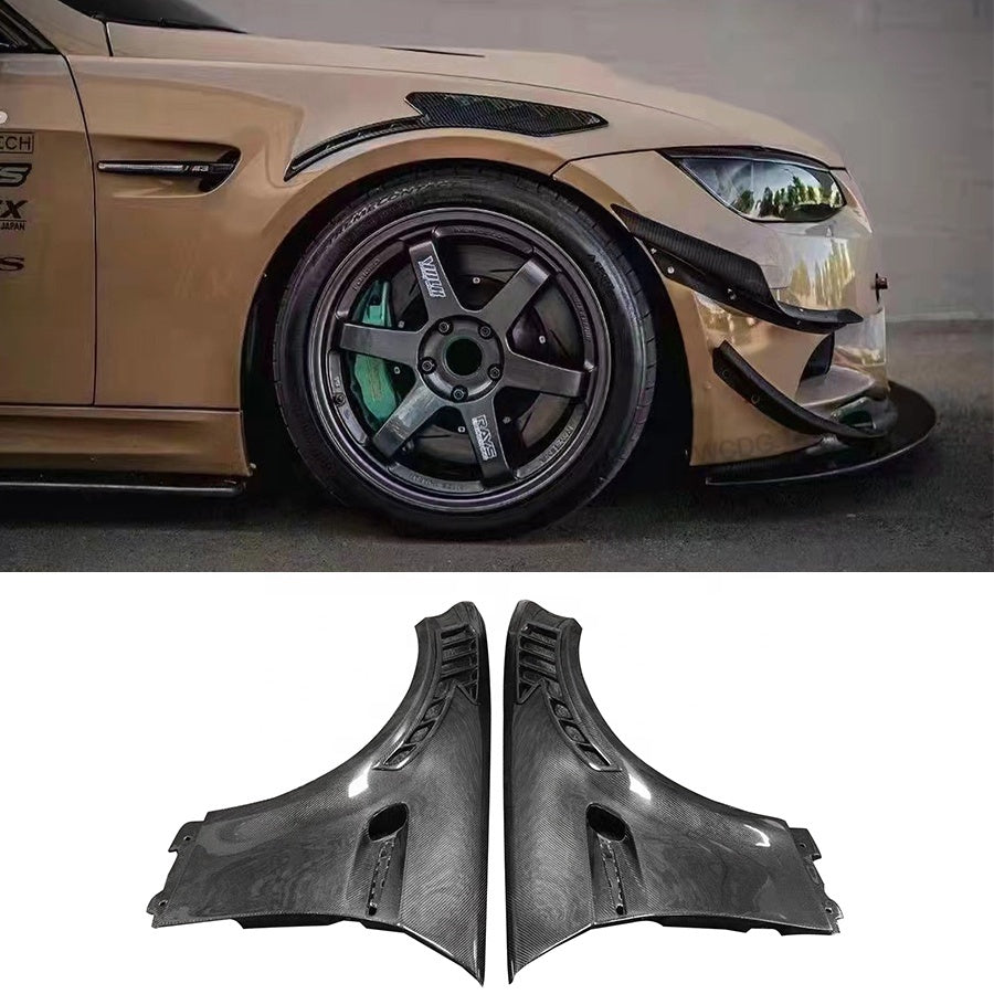 BMW 3 Series E92 E93 M3 Front Bumper Side Fender Air Vent Intakes Cover