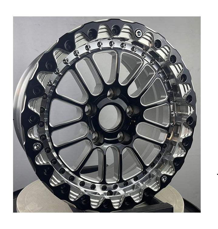 BMW M2 F80 F82 F90 E46 E92 M3 M4 F30 G20 G30 G80 G82 5x120 5x112 5x114.3 Drag Racing Wheels Beadlock Rim Forged Wheel For Belak