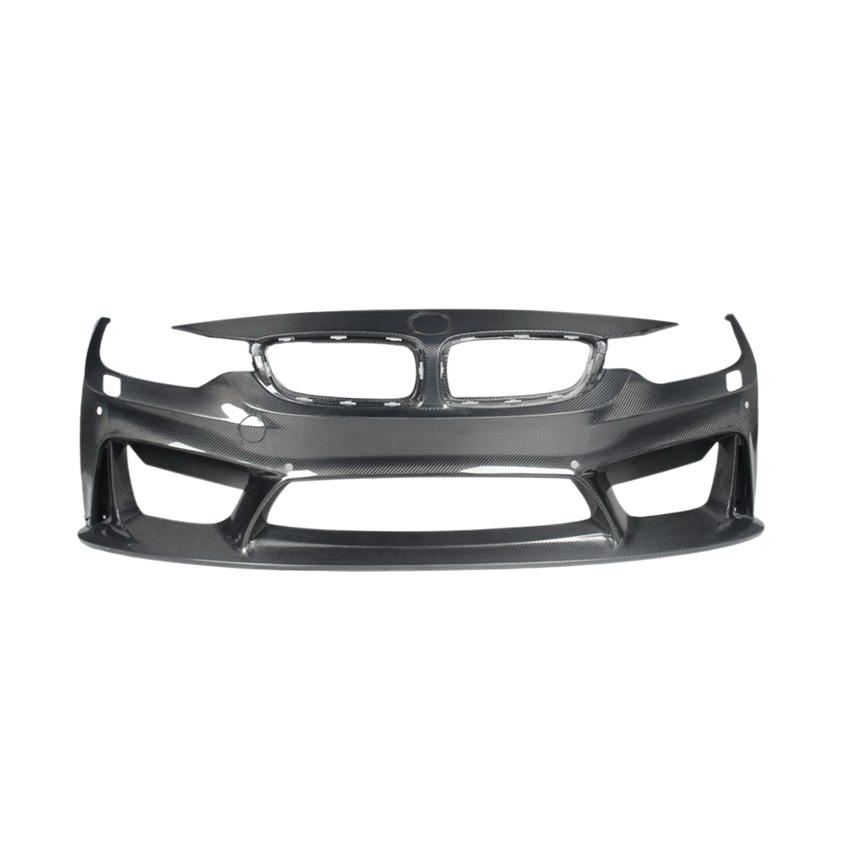 BMW F80 M3 / F82 M4 3d Semi Carbon Fiber Front Bumper Modification Kit — High Quality & Customized