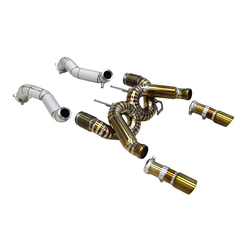 YK Straight Full Exhaust — for 2017–2019