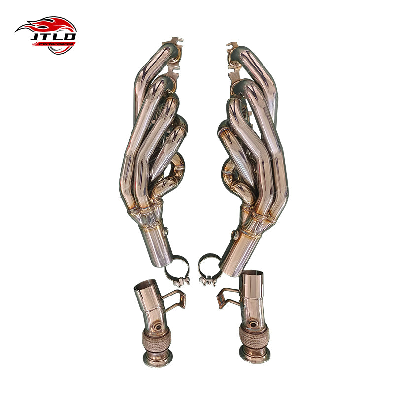 Audi R8 V10 5.2l 2010-2020 For Gallardo/huracan Lp Exhaust Manifold 304 Stainless Steel Mirror Polished 1 Year