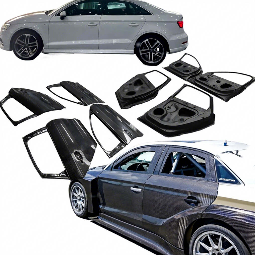 Carbon Fibre Side Door Panels — for 2021–2024