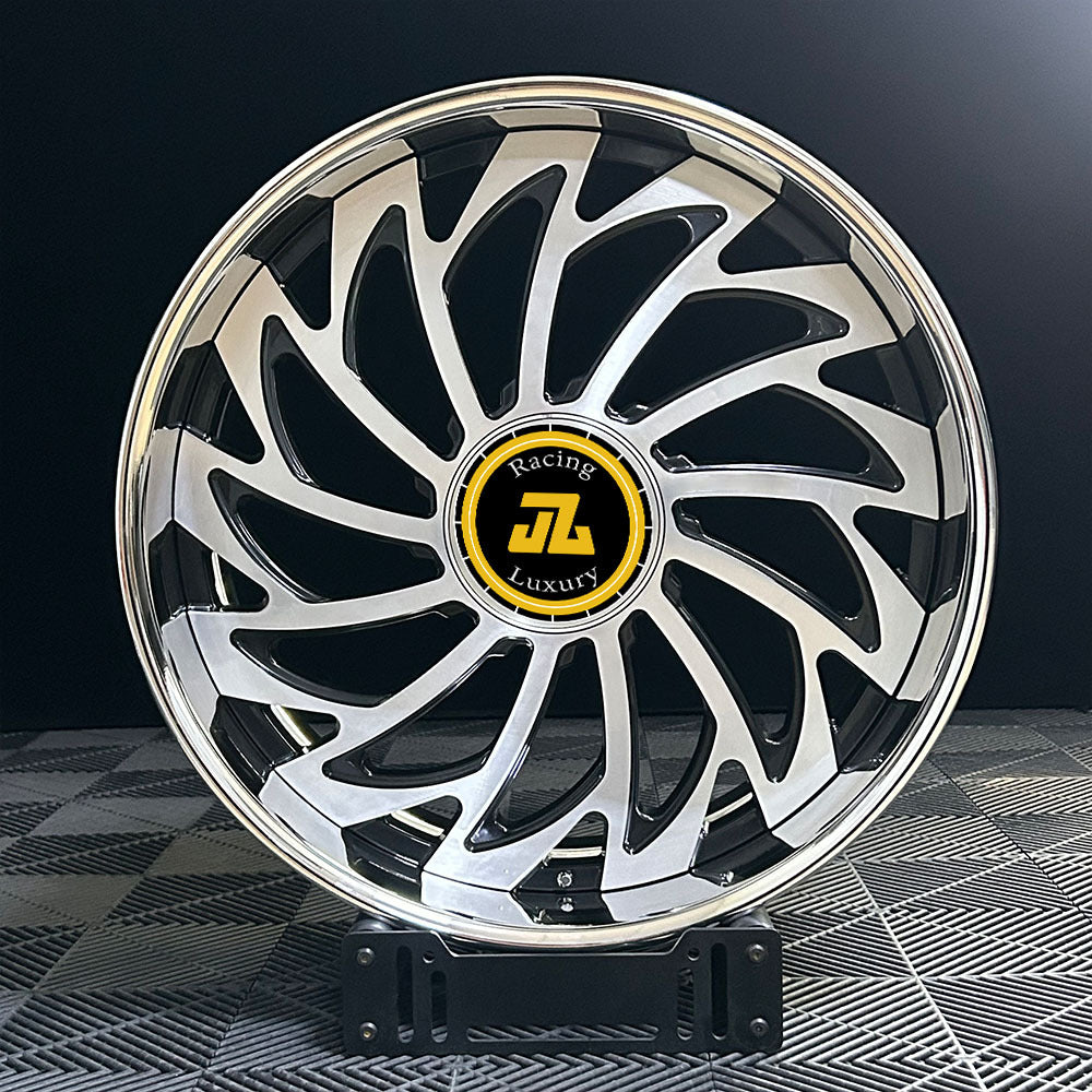 JZ Custom Forged Wheels 5x120.65mm Deep Dish 20 22 24 26 28 30 Inch Wheels