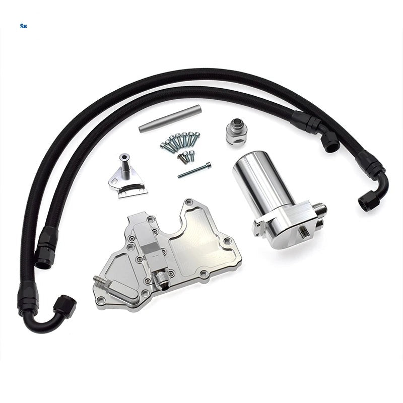 VW Golf MK7 Audi S3 Gen3 EA888 Engine CNC Aluminum Oil Catch Can Tank Kit