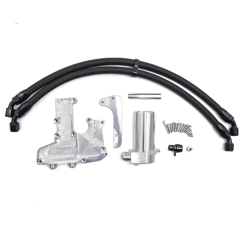 Oil Separator Tank Reservoir Kit CNC Aluminum Gen2 EA888 Engine Oil Catch Can Kit
