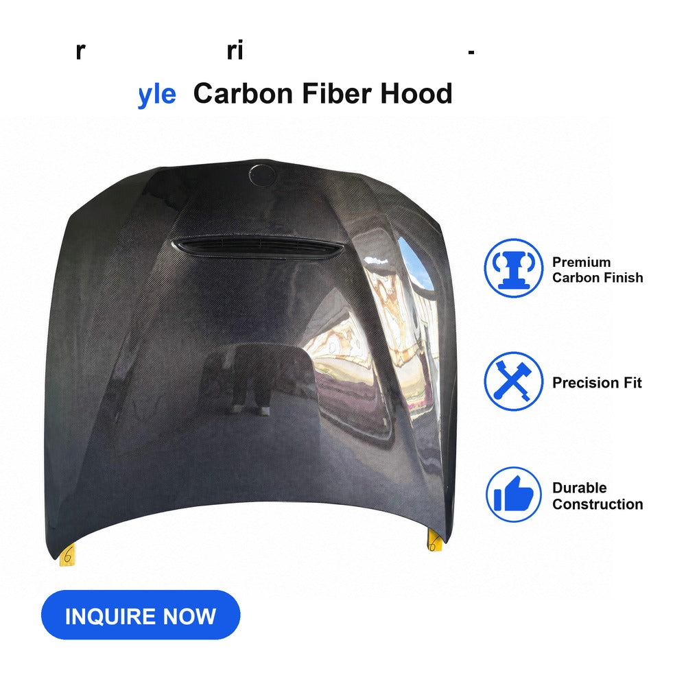 Gts Style Carbon Fiber Vented Hood — for 2006–2013 3 Series (E92/E93)