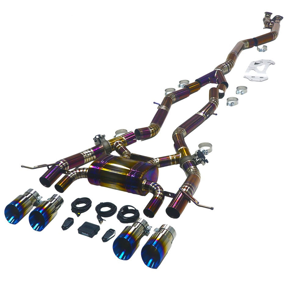Performance Titanium Catback with Valvetronic & Escapes — for G80
